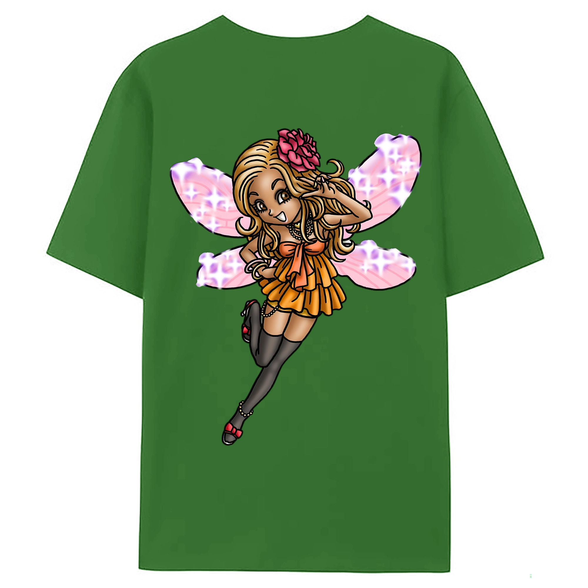 （画像用） ドラゴンクエスト Doragon Kuesuto Dragon Quest レディース半袖Tシャツ(バックプリント)